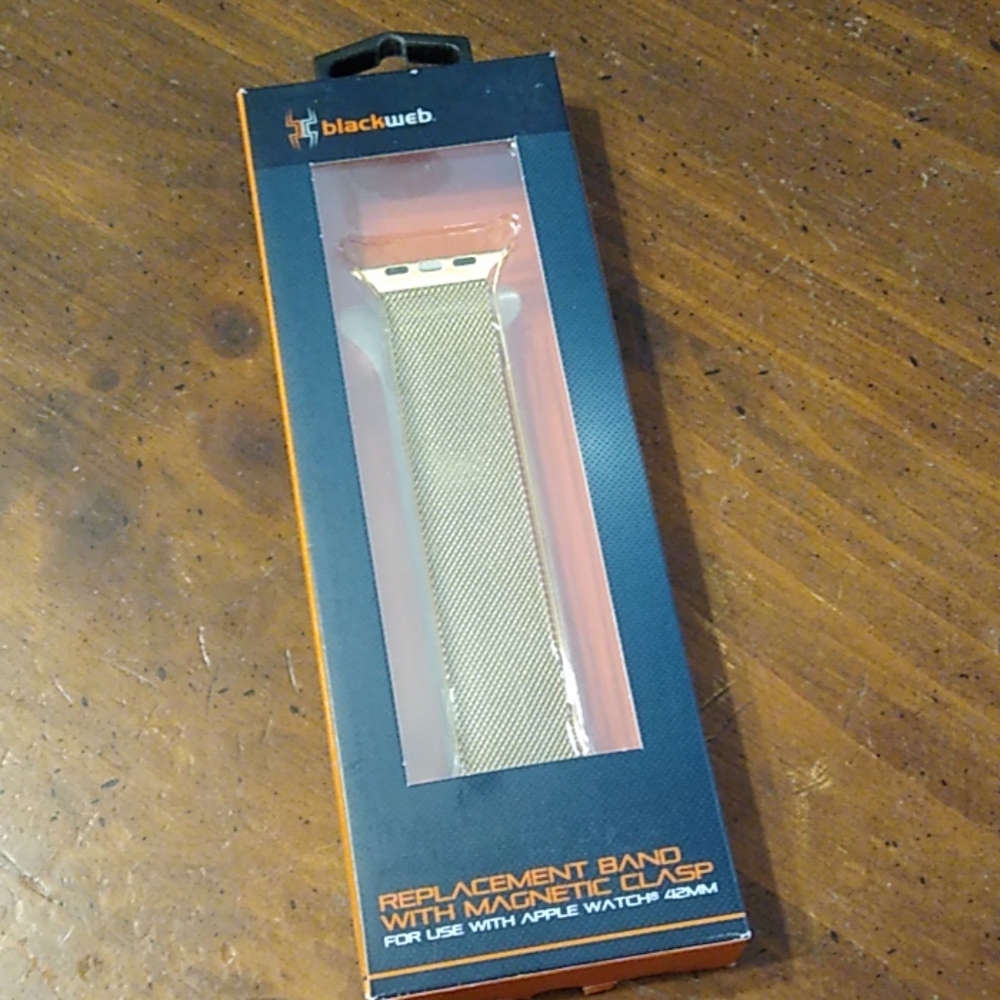 Apple Watch Band Stainless Steel Mesh Gold 42mm